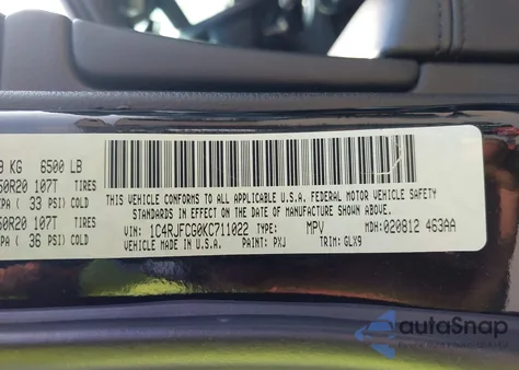 2018 Jeep Grand Cherokee Altitude 4X4 from USA, damaged, VIN 1C4RJFAG6JC123322